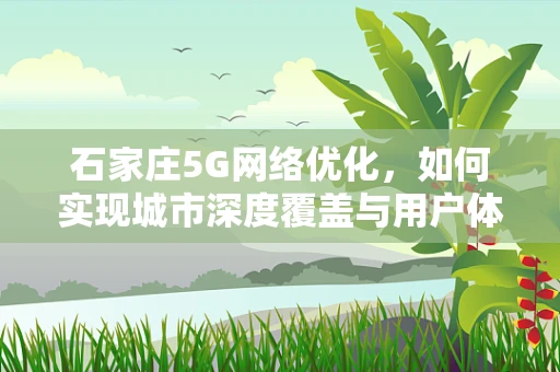 石家庄5G网络优化，如何实现城市深度覆盖与用户体验的双重提升？