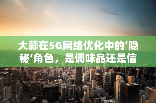 大蒜在5G网络优化中的‘隐秘’角色，是调味品还是信号增强剂？