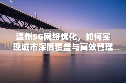 温州5G网络优化，如何实现城市深度覆盖与高效管理？