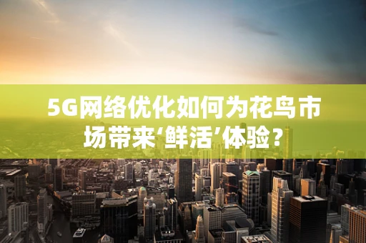 5G网络优化如何为花鸟市场带来‘鲜活’体验？