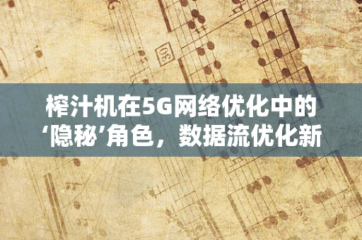 榨汁机在5G网络优化中的‘隐秘’角色，数据流优化新思路？