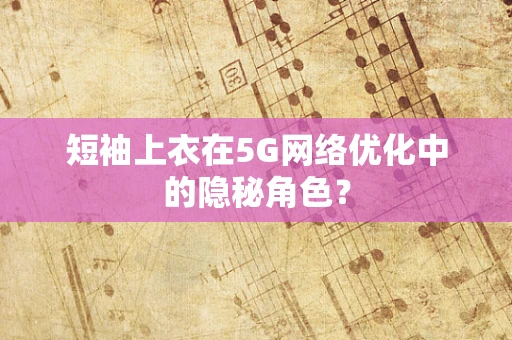 短袖上衣在5G网络优化中的隐秘角色？