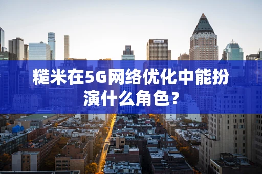 糙米在5G网络优化中能扮演什么角色？